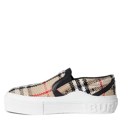 women's burberry slip on sneakers|Signature Sneakers .